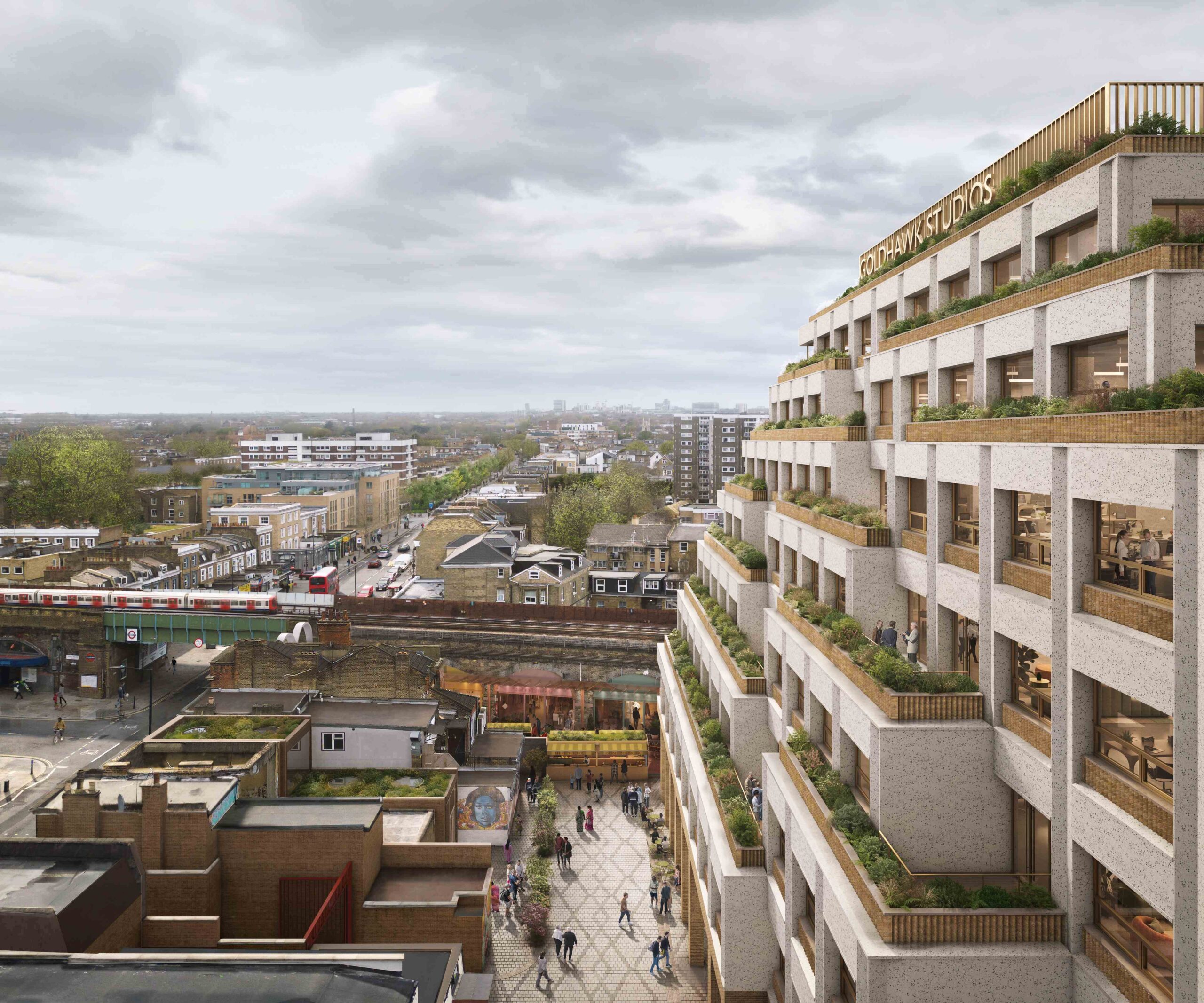 Goldhawk Yards 292_SecchiSmith_AHMM_Shepherds Bush Market_VIEW04_HR_Option1_230424