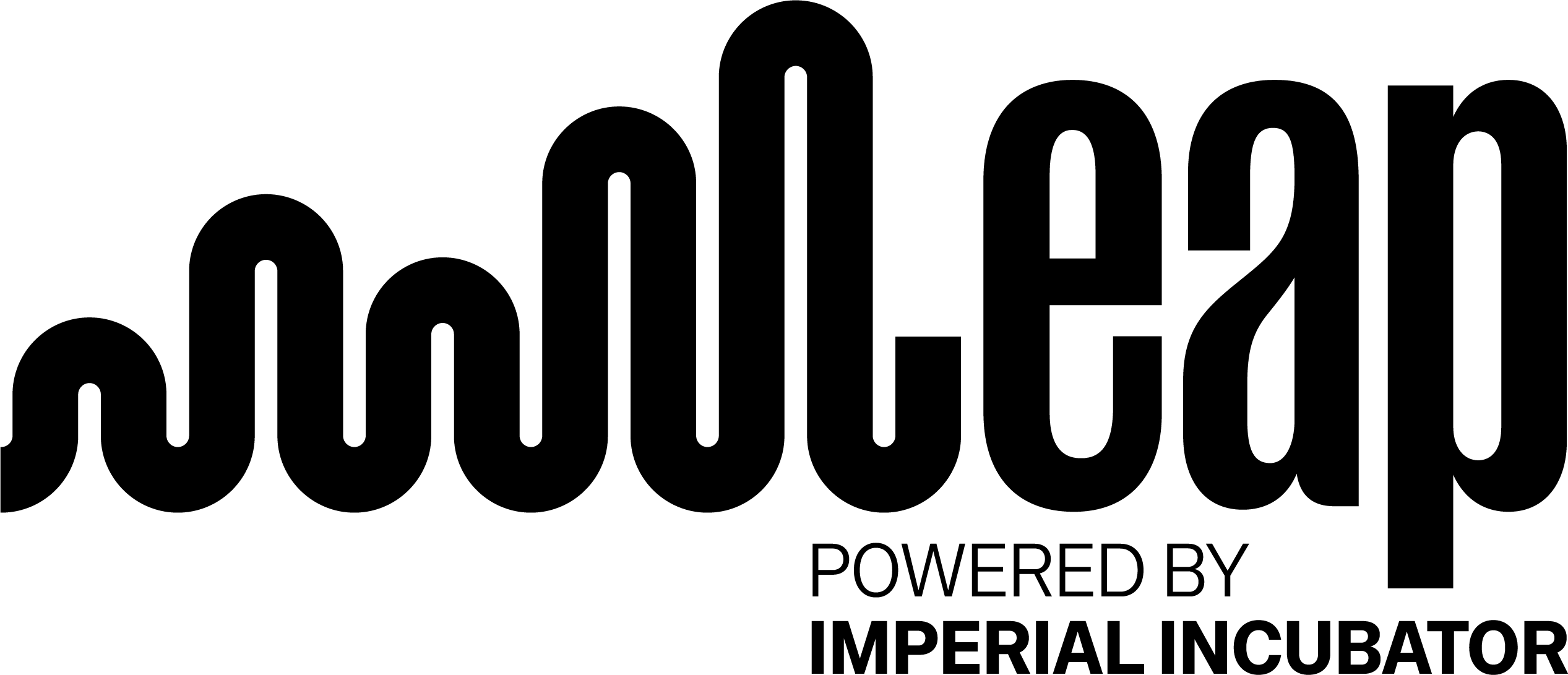 Leap black logo